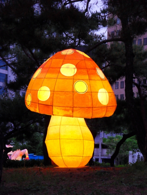 Lanterns near the palace