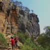 Climbing in the Werribee Gorge