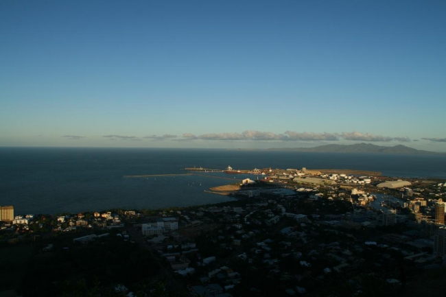 Townsville seen from the top of Castle Hill